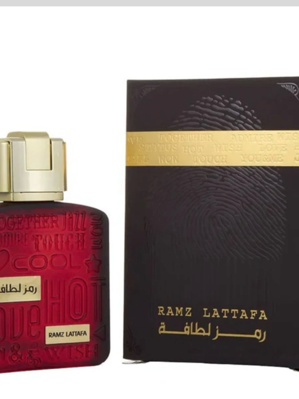 Ramz Lattafa Men’s Eau de Parfum — Deep Red Bottle